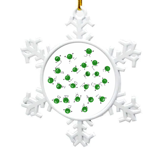 Ha Pea - snowflake decoration by Lucy Joy