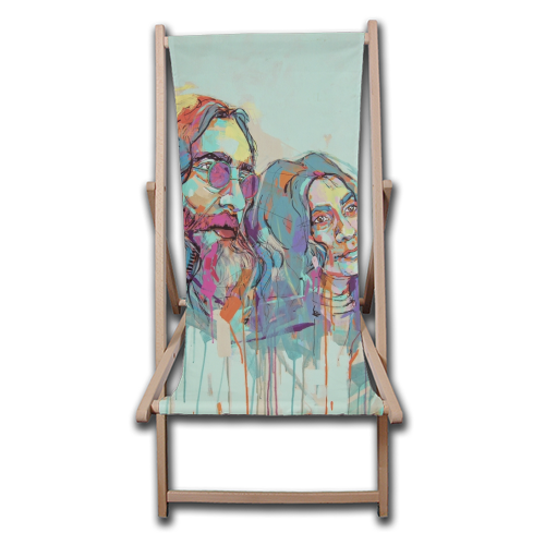 Imagine - canvas deck chair by Laura Selevos
