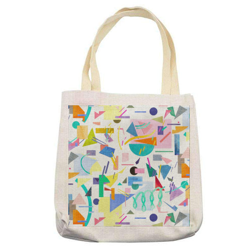 Geometric Pop - printed tote bag by Ninola Design