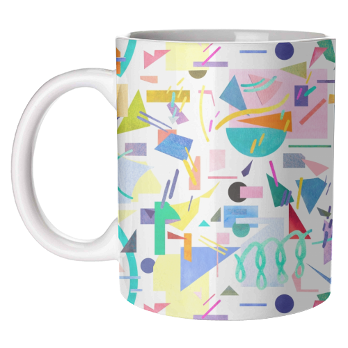 Geometric Pop - unique mug by Ninola Design