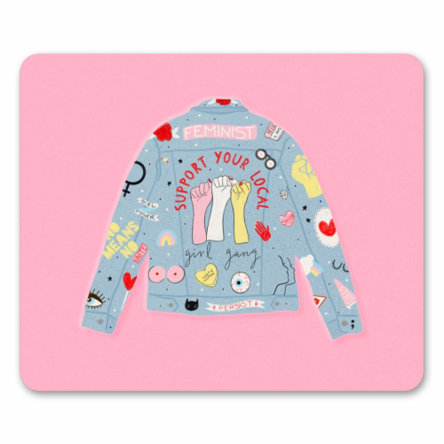 Girl Gang - funny mouse mat by Alice Palazon