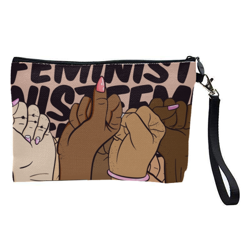 Feminist - pretty makeup bag by Alice Palazon
