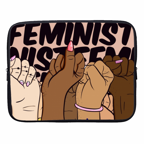 Feminist - designer laptop sleeve by Alice Palazon