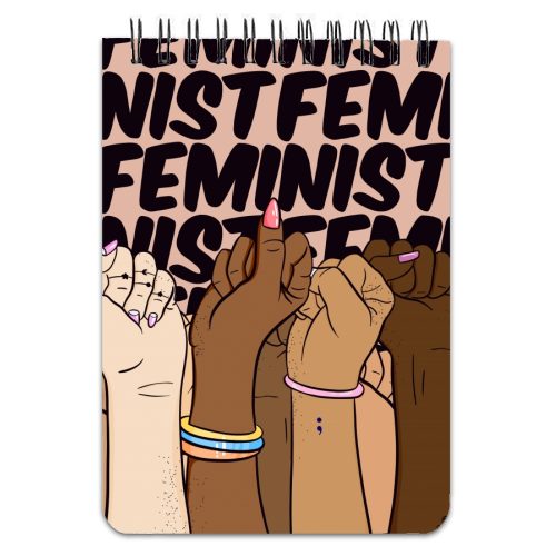 Feminist - personalised A4, A5, A6 notebook by Alice Palazon