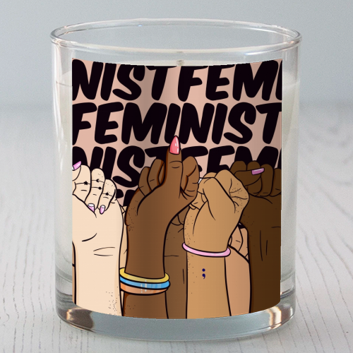 Feminist - scented candle by Alice Palazon