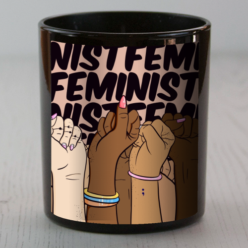 Feminist - scented candle by Alice Palazon