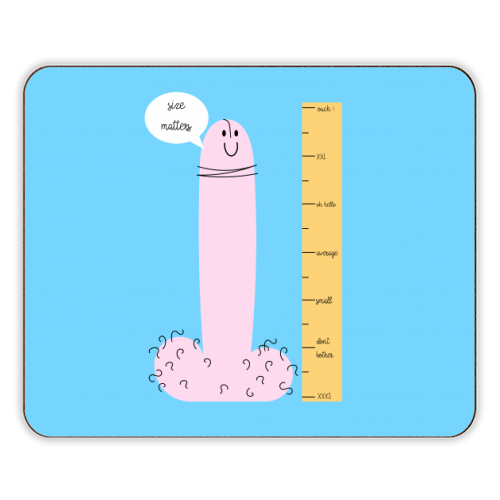 Size Matters - designer placemat by Adam Regester