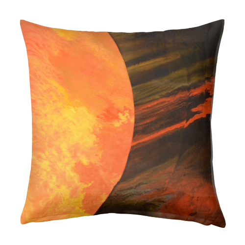 Under the sun 2 - designed cushion by Judith Beeby