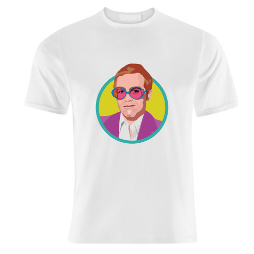 Elton John - unique t shirt by SABI KOZ