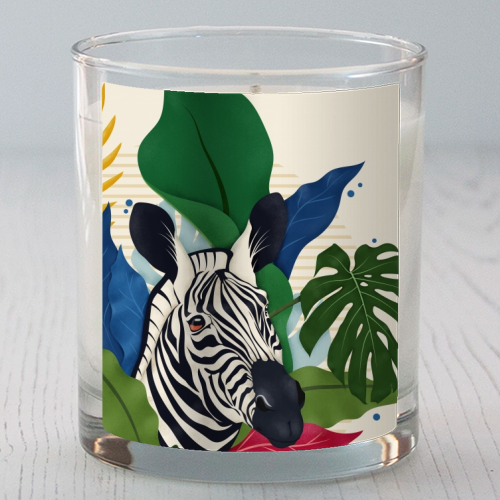 The Zebra - scented candle by Fatpings_studio
