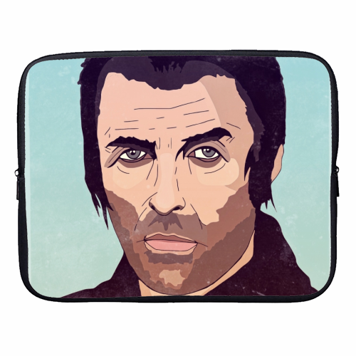 Liam Gallagher. - designer laptop sleeve by Danny Welch