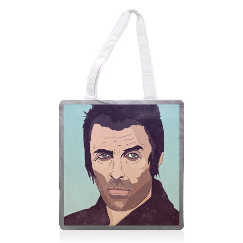 Liam Gallagher. - printed tote bag by Danny Welch