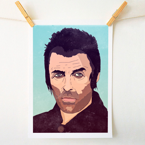 Liam Gallagher. - A1 - A4 art print by Danny Welch