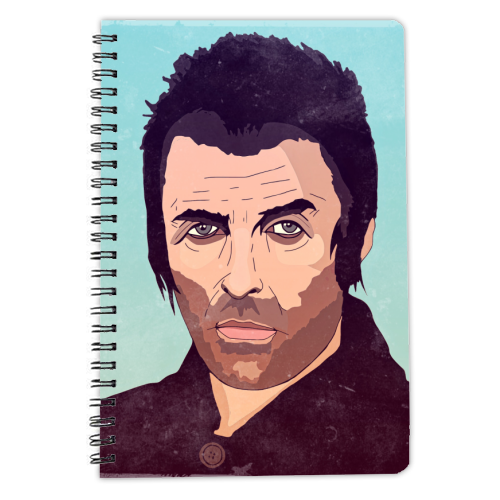 Liam Gallagher. - personalised A4, A5, A6 notebook by Danny Welch