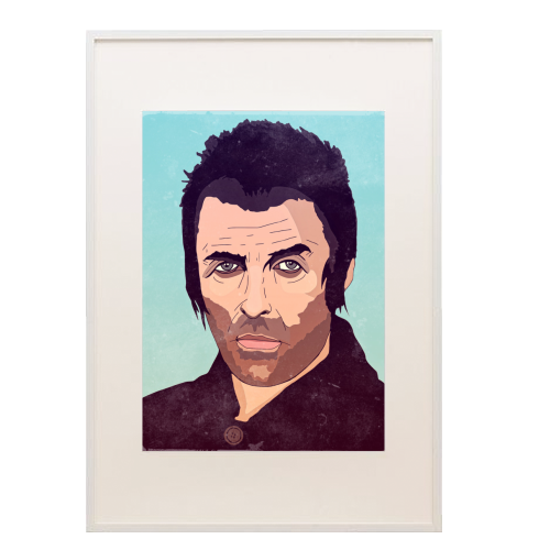 Liam Gallagher. - framed poster print by Danny Welch