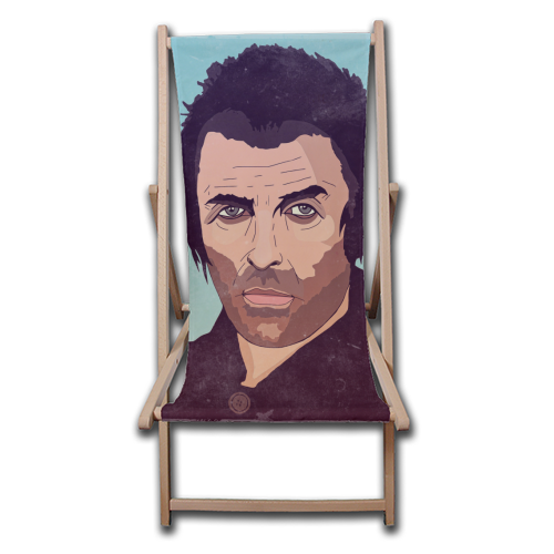 Liam Gallagher. - canvas deck chair by Danny Welch