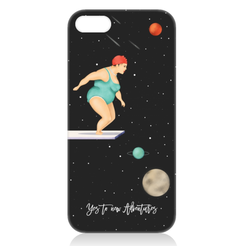 Yes To New Adventures - unique phone case by Fatpings_studio