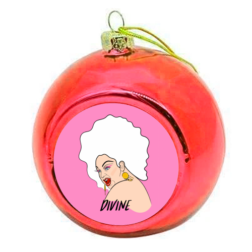 Deliciously Divine - colourful christmas bauble by Adam Regester