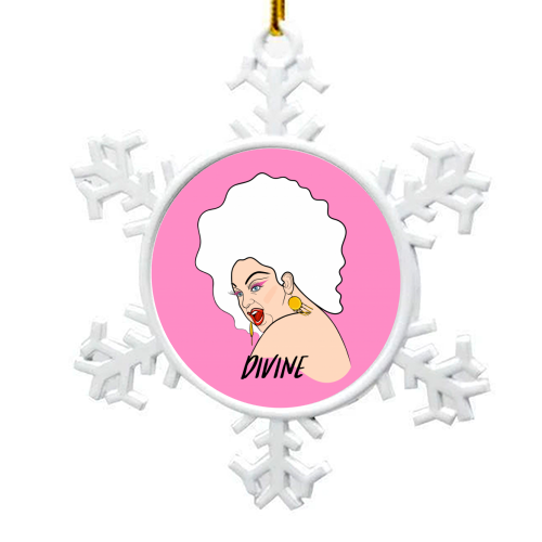 Deliciously Divine - snowflake decoration by Adam Regester