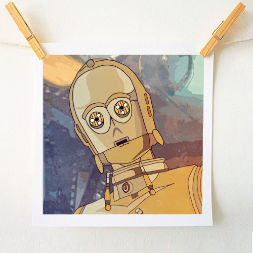 Star Wars Legends - C-3PO. - A1 - A4 art print by Danny Welch