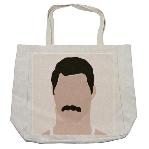 Freddie Minimal Portrait - cool beach bag by Adam Regester