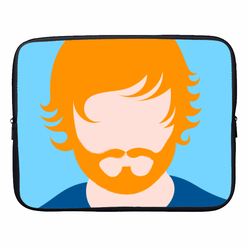 Ginger Ed - designer laptop sleeve by Adam Regester