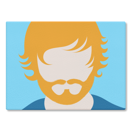 Ginger Ed - glass chopping board by Adam Regester