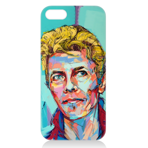 Hopeful Bowie - unique phone case by Laura Selevos