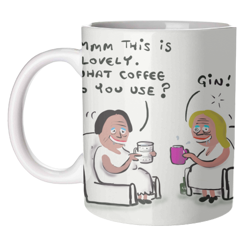 Gin Coffee - unique mug by Do Something David