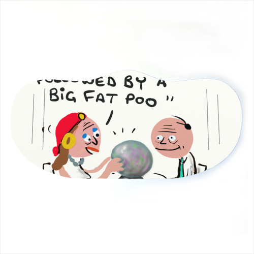 Big Fat Poo - face cover mask by Do Something David