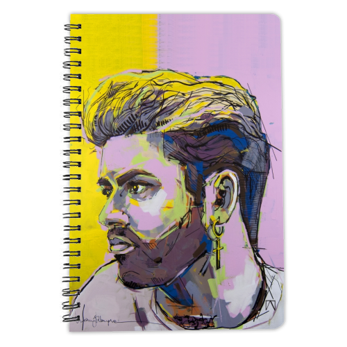 George - personalised A4, A5, A6 notebook by Laura Selevos
