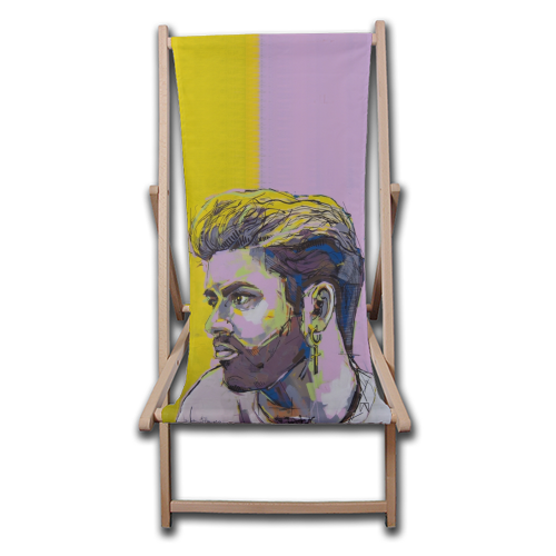 George - canvas deck chair by Laura Selevos
