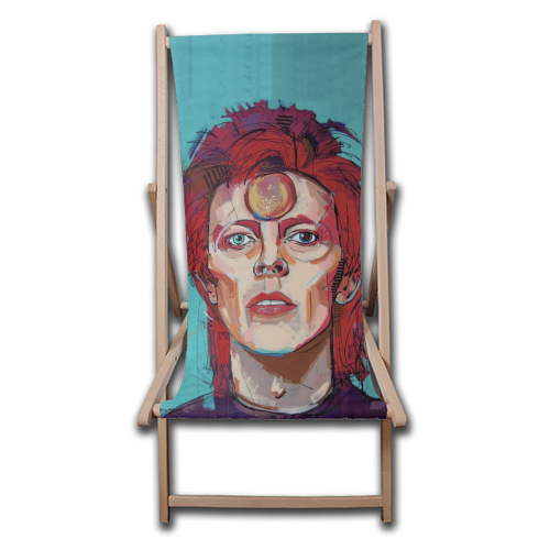 Instant Star - canvas deck chair by Laura Selevos