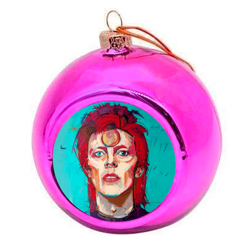 Instant Star - colourful christmas bauble by Laura Selevos