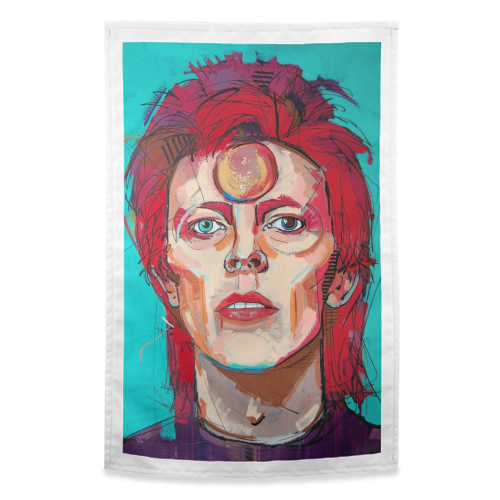 Instant Star - funny tea towel by Laura Selevos