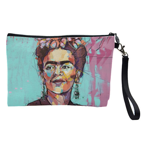Sassy Frida - pretty makeup bag by Laura Selevos