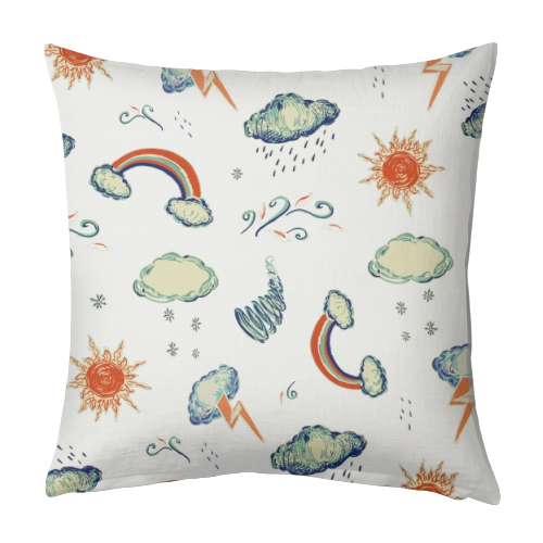Weatherly - designed cushion by minniemorris art