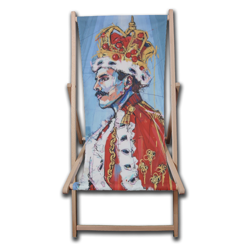 Royal Freddie - canvas deck chair by Laura Selevos