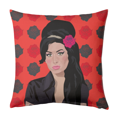 Amy Winehouse - designed cushion by SABI KOZ