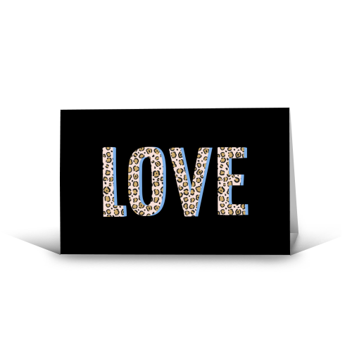 Love Leopard - funny greeting card by The 13 Prints