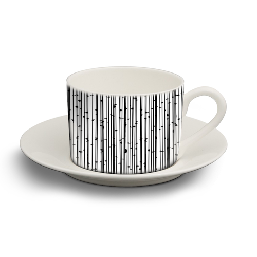 Distraction - personalised cup and saucer by Uma Prabhakar Gokhale