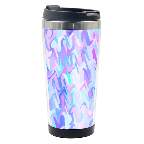 Pastel Squiggles - photo water bottle by Kaleiope Studio