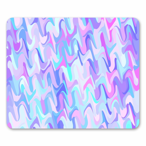 Pastel Squiggles - funny mouse mat by Kaleiope Studio