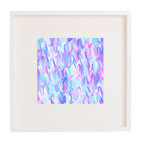 Pastel Squiggles - framed poster print by Kaleiope Studio