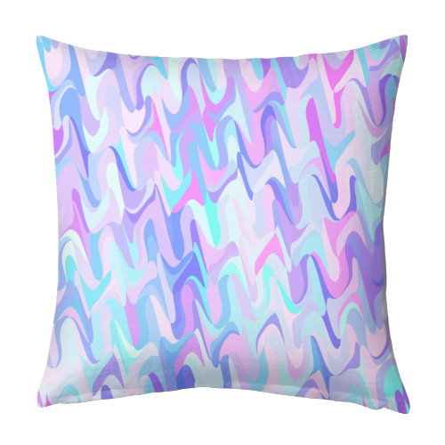 Pastel Squiggles - designed cushion by Kaleiope Studio