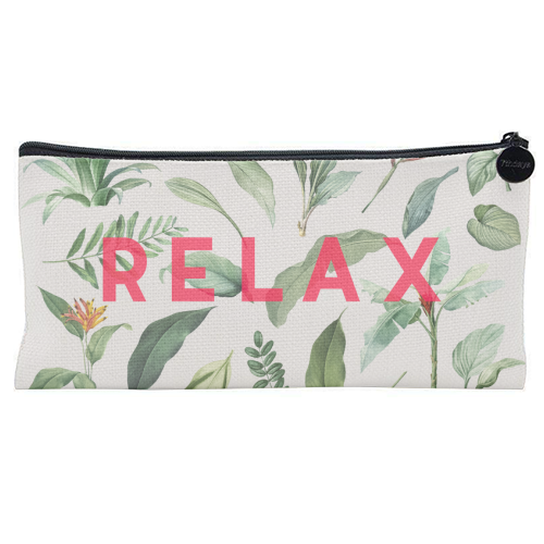 Relax - flat pencil case by The 13 Prints