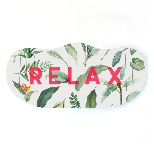 Relax - face cover mask by The 13 Prints