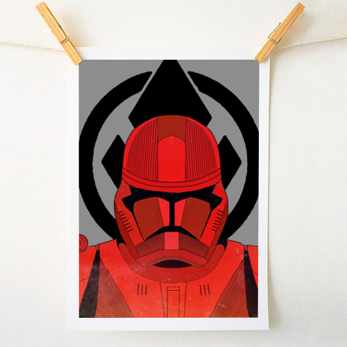 Star Wars Legends - Sith Trooper V2. - A1 - A4 art print by Danny Welch