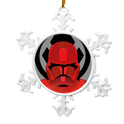 Star Wars Legends - Sith Trooper V2. - snowflake decoration by Danny Welch