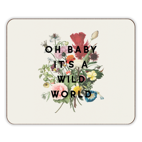 Oh Baby It's A Wild World - designer placemat by The 13 Prints